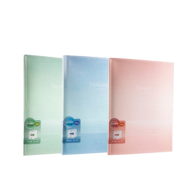 得力PP文件夹透明插页多层高颜值