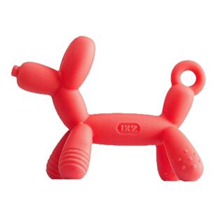 爱咔威IKV气球狗牙胶婴儿食品级硅胶磨牙棒玩具防掉链牙胶咬咬乐