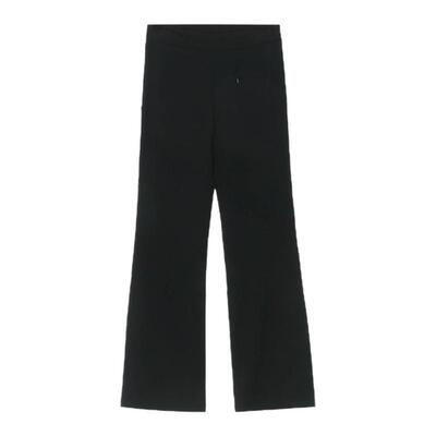 木岸muan醋酸马蹄裤高级定制百搭阔腿裤长裤女MJ-F8187