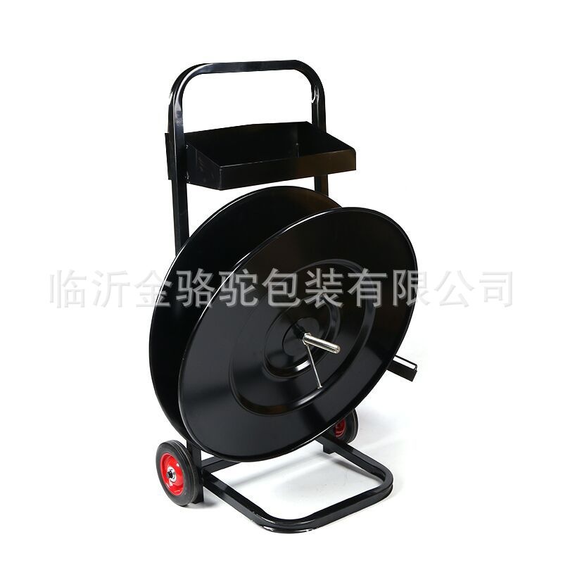 塑钢打包带盘车pet托盘加厚型推车打包带200-400mm纤维带车内径