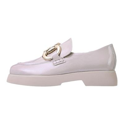 奥地利Hogl时尚金属扣厚底乐福鞋