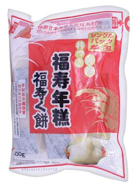 福寿年糕日式方形年糕块烧烤煎炒拉丝糯米年糕400g花福切饼年糕