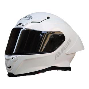 AVA头盔钛闪电摩托车骑行全盔男女仿赛机车轻量化四季跑盔3C认证