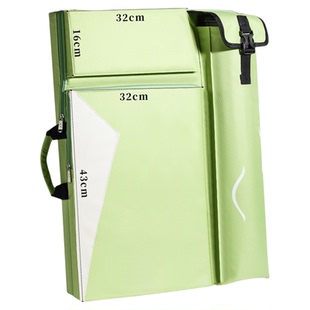 画包美术生专用4K画袋绘画板包画画素描包收纳包手提袋艺考联考试大容量美术背包A2图板画架画具多功能写生包