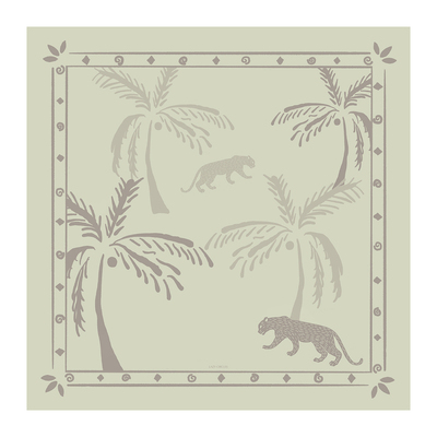 热带丛林方巾椰树头巾配饰