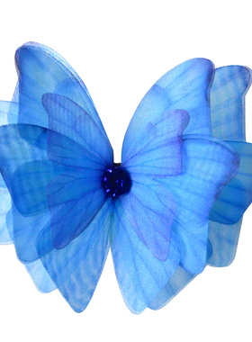 仙气薄纱蝴蝶戒指女简约百搭开口戒小众设计感气质超仙百搭舞蹈