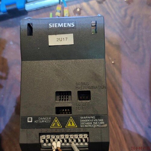 可维修西门子G110变频器实物图片6SL32110AB137UA1两台议价