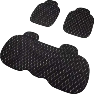 汽车座椅套四季通用单个主驾驶半包 夏季SUV带靠背亚麻小车坐垫套