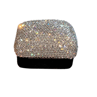 高档求婚单戒指盒婚礼创意led带灯发光首饰盒奢华镶钻结婚钻戒盒