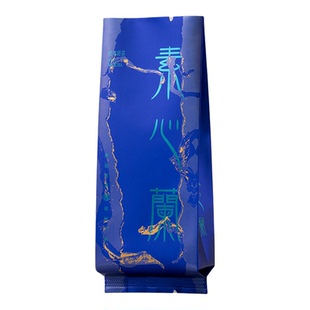 慧苑坑肉桂百年老枞素心兰百瑞香公版三色烫金长泡袋15厘米可定制