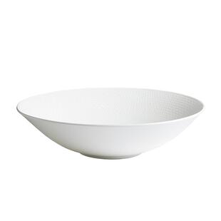 Wedgwood威基伍德Gio蜂巢骨瓷20.5/23.5cm汤盘热菜盘 纯色果斗碗