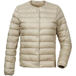 君羽户外800蓬鹅绒服男短款轻薄圆领内胆排骨鹅绒服女短款外套105