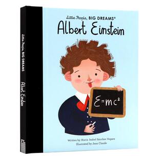 小人物大梦想系列 爱因斯坦 科学家 英文原版绘本 Little People Big Dreams Albert Einstein儿童英语启蒙励志读物名人传记精装