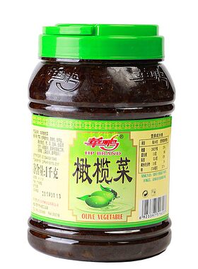 华鹏橄榄菜1000g罐咸菜腌制小菜