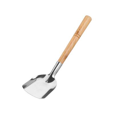 弯头锅铲木柄把农村老式铲子短柄