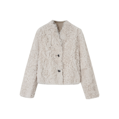 indicia标记商场同款2025冬新款气质优雅显贵皮草外套 F2D5PC528C