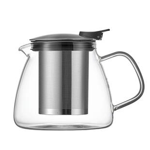 玻璃泡茶壶 北欧风格 家用耐热大容量红花茶壶不锈钢过滤茶具单壶