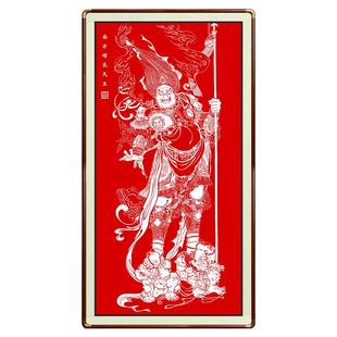 朱砂南方增长天王毗琉璃像四大天王佛家道家中式玄关客厅书房茶室