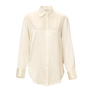 [明星同款]LILYSILK莉莉秀客OVERSIZE真丝衬衫女装百搭宽松长袖