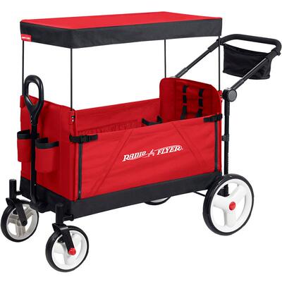 美国露营推车折叠红色超大野营车