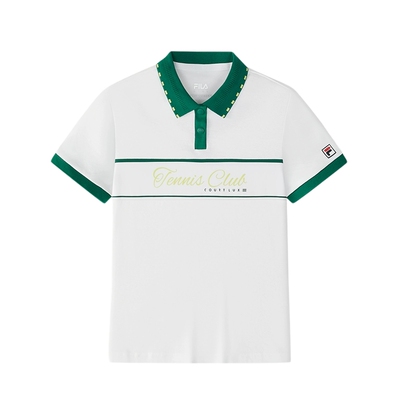 FILA斐乐女中大童网球POLO