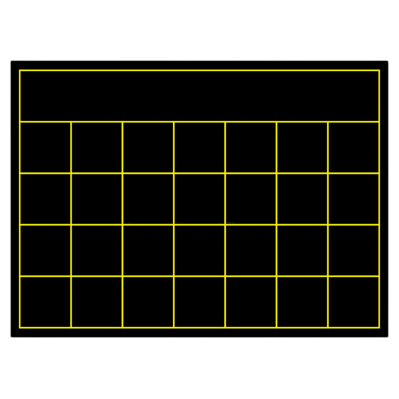 磁性方口字格软磁贴作文格黑板贴