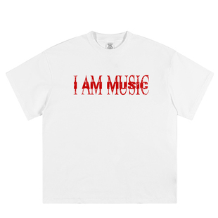 Playboicarti i am music tee opium  周边标语短袖