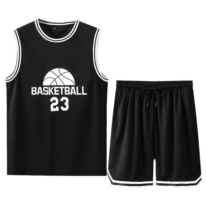 篮球服特大码宽松夏季套头速干