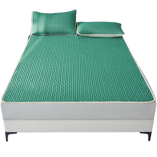 乳胶凉席夏季学生宿舍单人凉垫床垫冬夏两用三件套冰丝席子可机洗