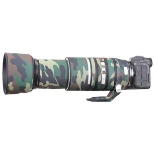 适用RF100-500mmF4.5L IS USM镜头迷彩炮衣100500保护套