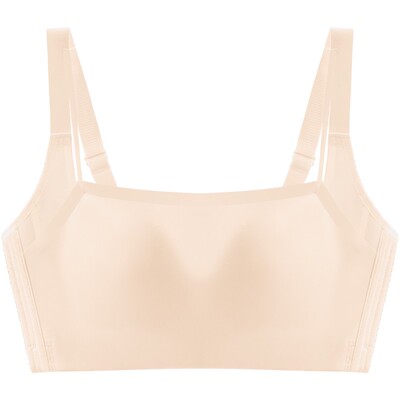 糖粒大码无痕显小聚拢内衣