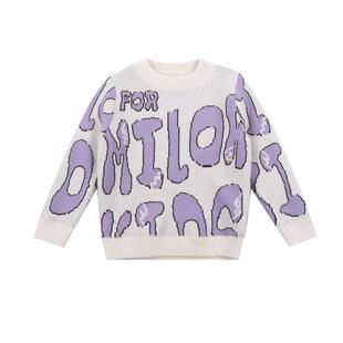 【清仓】米乐熊男童毛衣儿童宝宝加厚秋冬新款洋气宽松针织衫外套