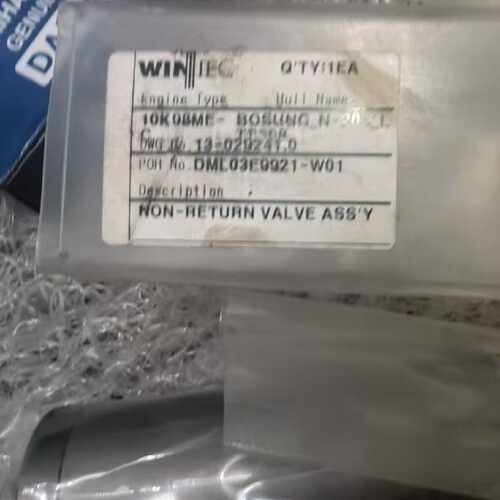 DML03E0021-W01 WINTEC止回阀 10K98ME BOSUNG H-200主机适用