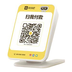 收钱吧4G网独立播报音箱微信支付宝二合一收银播报语音提示器无需手机扫二维码付款不连蓝牙大音量播报器jiyo