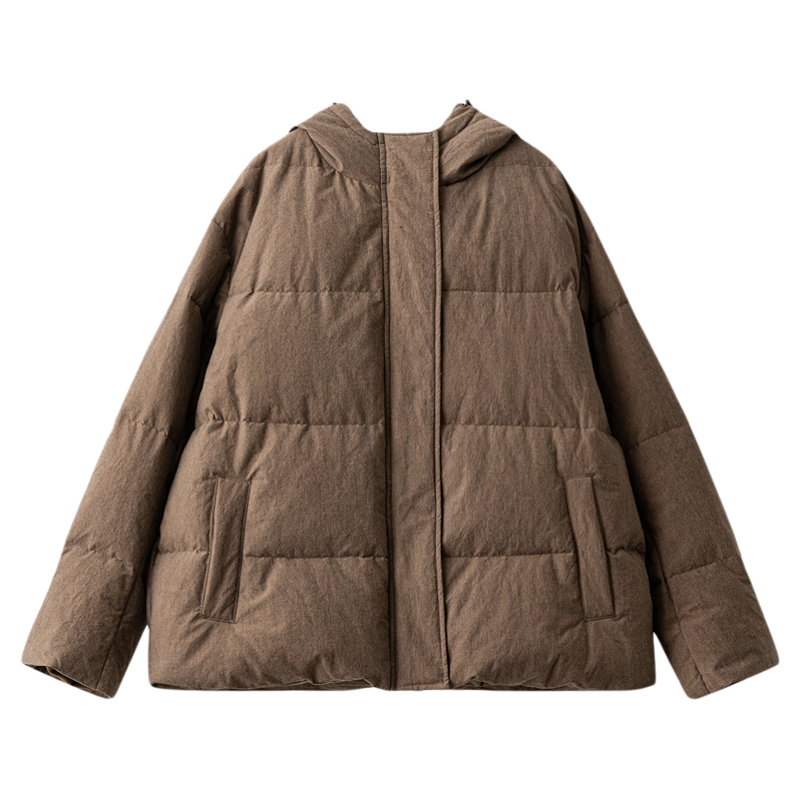 梭家｜浅浅入冬｜ 匈牙利进口95白鹅绒 长绒棉基础短款女羽绒服