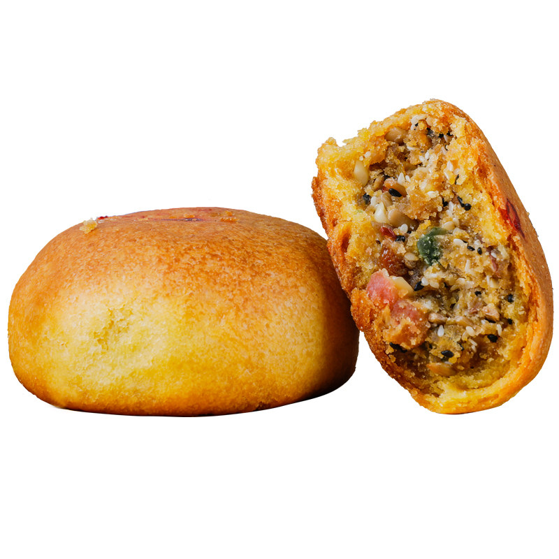 内蒙古传统五仁包馅月饼150g*10枚特产丰镇胡麻油手工制糕点点心