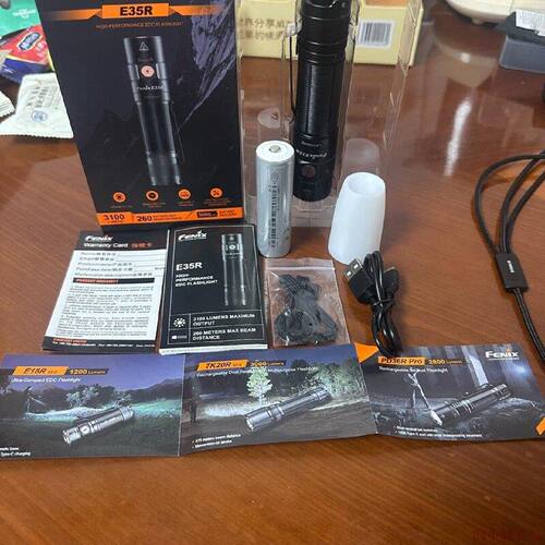 可维修Fenix菲尼克斯E35R手电筒强光充电超亮远射户外战术便携EDC
