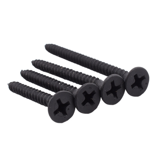 高强度自攻钉黑磷墙板干壁钉十字硅钙板防滑刮削螺丝石膏板钉3.5