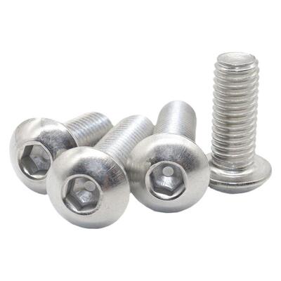 304不锈钢半圆头内六角螺丝