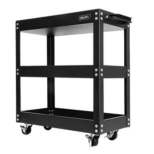 得力工具车小推车多功能架子层手推维修收纳架移动柜汽修车间抽屉