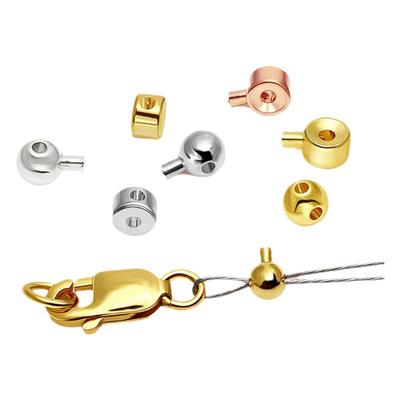 S925纯银珍珠项链按扣手链收尾