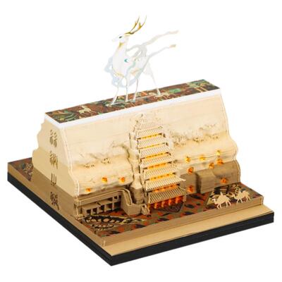 2026年台历创意礼物莫高窟纸雕