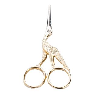 茶具日式小剪刀剪茶叶包装功夫茶道配件创意复古鹤形家用茶艺零配