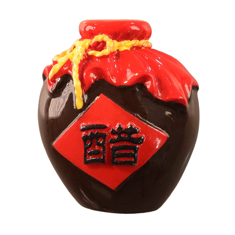 山西太原特色美食冰箱贴陈醋汾酒栲栳栳刀削面凉粉旅游纪念品磁贴
