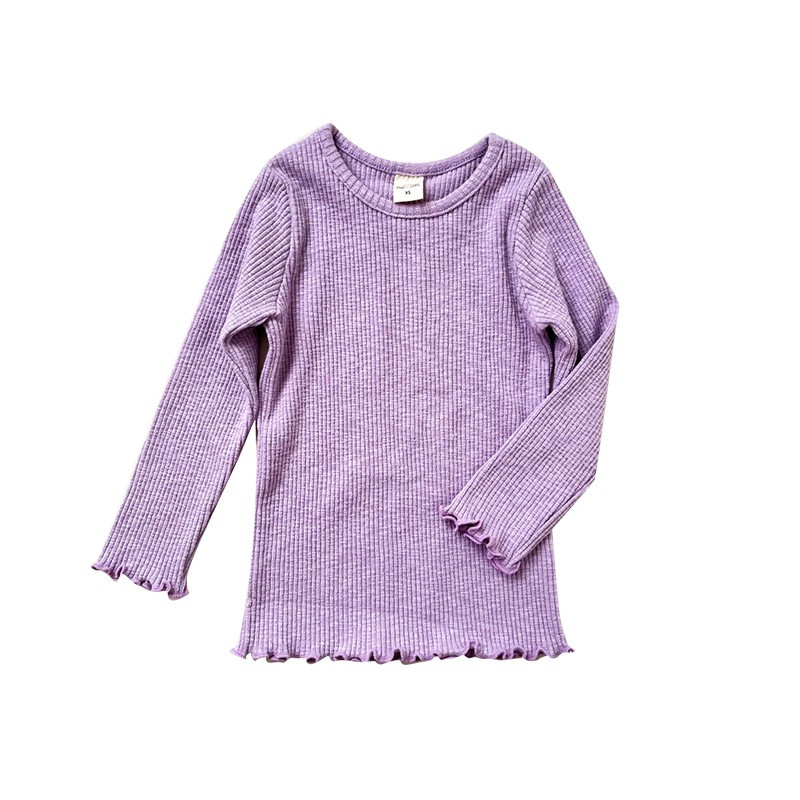新补little 日本pippi lotta FW25儿童厚款长袖上衣喇叭裤针织