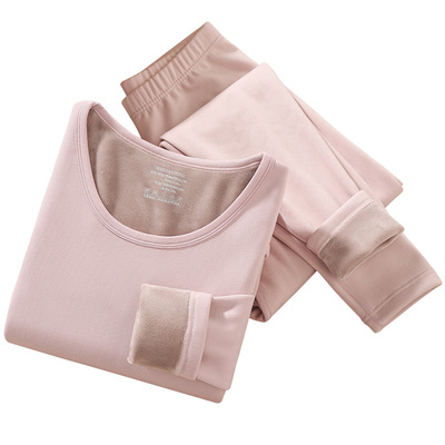 加厚无痕打底衫女士保暖内衣