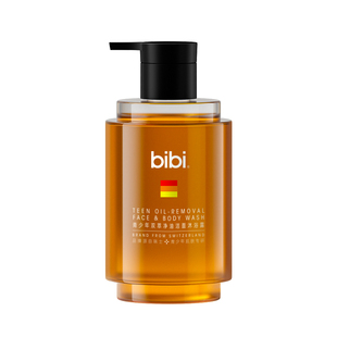 bibi青少年双萃温和洁面沐浴露二合一留香青春期控油清洁沐浴乳