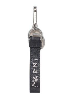 【6期免息】MARNI 缝线字母LOGO钥匙圈