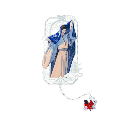 天官赐福联名谢怜花城金属书签