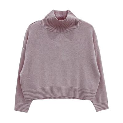 鹿王100纯羊绒新款高领羊绒衫